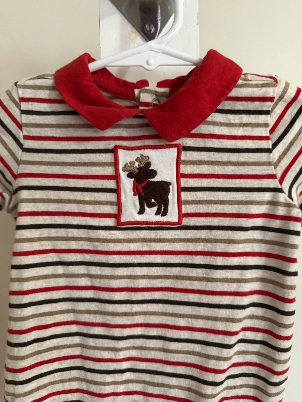 Janie and Jack Moose Romper